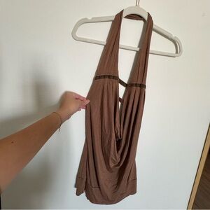 Heart Moon Star Chocolate Brown Top